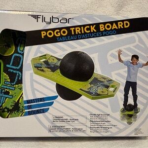 Pogo Trick Board - Vibrant Green and Black